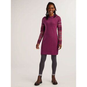 Krimson Klover Mover Maker Hoodie Dress Plumberry Stripe Size Large